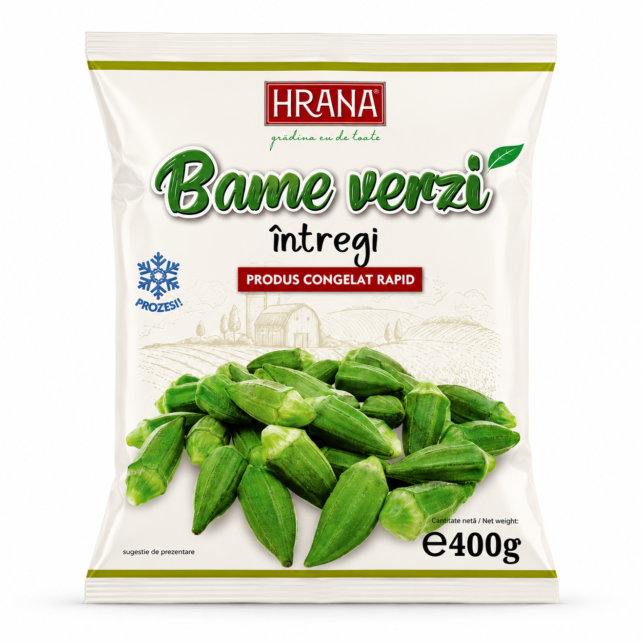 Bame întregi / Whole okra