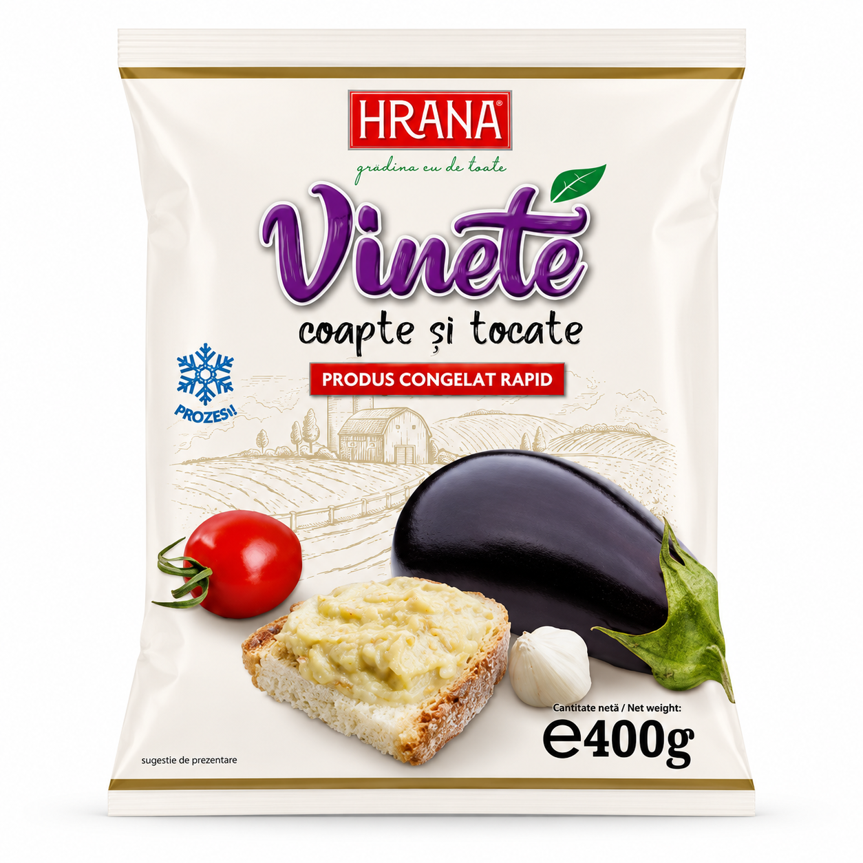 Vinete coapte și tocate /  Roasted and chopped eggplants